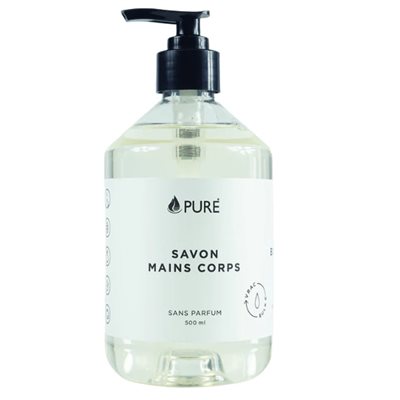 Pure Savon Mains & Corps Sans Parfum 500ml