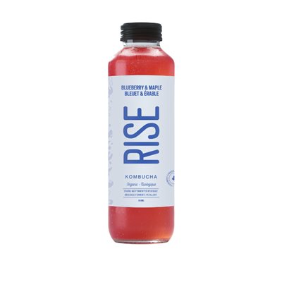 Rise Kombucha Bio Bleuets Erable 414ml