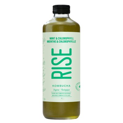 Rise Kombucha Organic Mint Chlorophyll 1L 