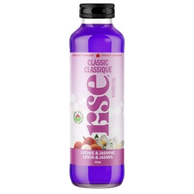 Rise Kombucha Bio Litchi Et Jasmin 414ml