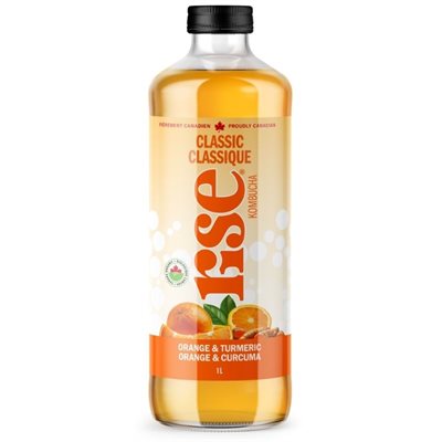 Rise Kombucha Bio Orange Et Curcuma 1L