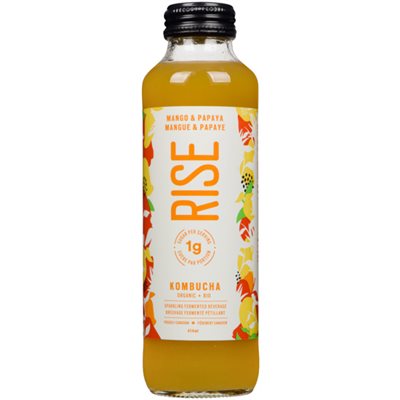 Rise Kombucha Bio Mangue Et Papaye 414ml