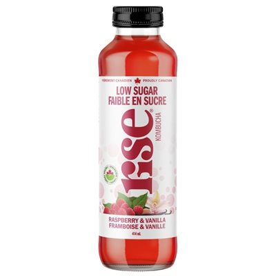 Rise Kombucha Bio Framboise Et Vanille 414ml