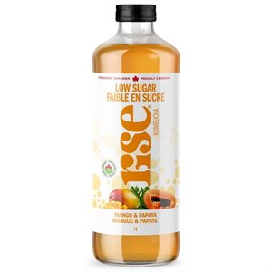 Rise Kombucha Bio Mangue & Papaye 1L