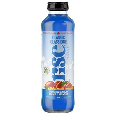 Rise Kombucha Bio Peche Et Mangue 414ml
