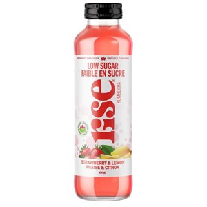 Rise Kombucha Strawberry & Lemon 414ml