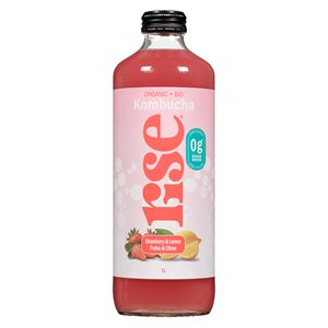 Rise Kombucha Strawberry & Lemon 1L