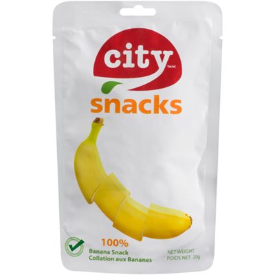 City Snacks 100% Banana Snack 20 g 20G