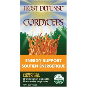 Host Defense Cordyceps Soutien énergétique 30 Capsules