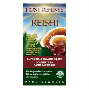 Host Defense Reishi Santé Cardiaque 60 Capsules