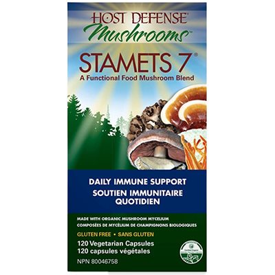 Host Defense Stamets 7 Daily Immune Support 120 Capsules 120 capsules