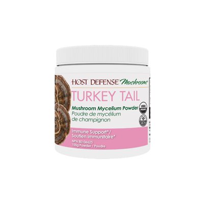 Host Defense Turkey Tail Mushroom Mycelium Powder 100g