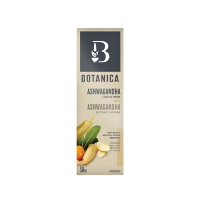 Botanica Extrait Liquide d'Ashwagandha Biologique 50ml