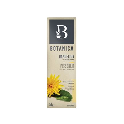 Botanica Extrait Liquide de Pissenlit Biologique 50ml