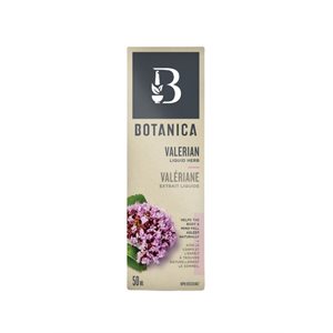 Botanica Extrait Liquide de Valériane Biologique 50ml