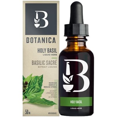 Botanica Extrait Liquide de Basilic Sacré Biologique 50ml Botanica Extrait Liquide de Basilic Sacré Biologique 50ml