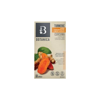 Botanica Curcuma Biologique 60 Capsules Liquides