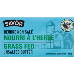 Savor grassfed UnSalted Butter 250G