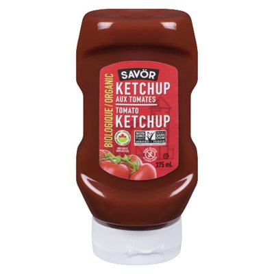 Savor organic ketchup 375ml