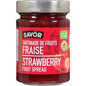 Organic Strawberry Fruit Spread 235ML