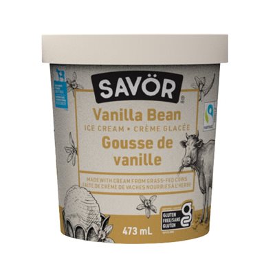 Savor Créme glacée Gousses de vanille