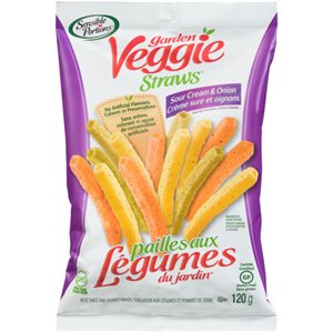 Sensible Portions Pailles Aux Legumes Créme Sure Et Oignon