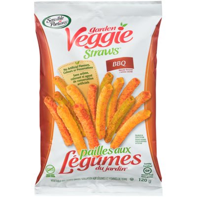 Sensible Portions Veggie Straws BBq 120g