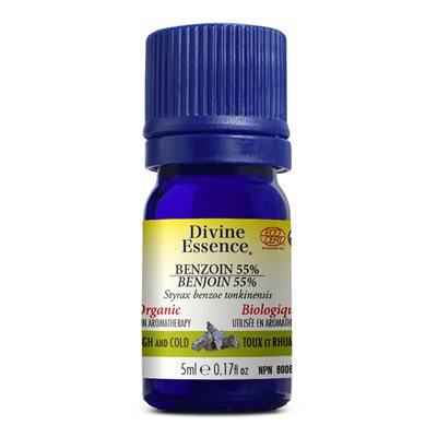Divine Essence Benjoin - Teinture 55% Biologique 5ml Divine Essence Benjoin - Teinture 55% Biologique 5ml