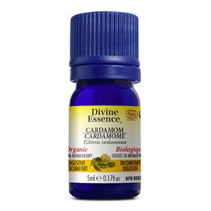 Divine Essence Cardamome Huile Essentielle Biologique 5ml