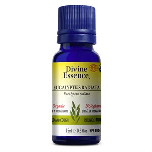 Divine Essence Eucalyptus Radiata Huile Essentielle Biologique 15ml