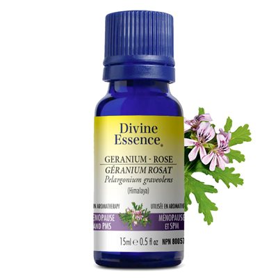 Divine Essence Geranium - Rose (Himalaya) Essential Oil 15ml