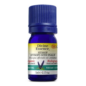 Divine Essence Hysope 1.8 Cinéole Huile Essentielle Biologique 5ml