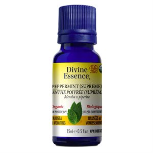 Divine Essence Peppermint Supreme Organic Essential Oil 15ml