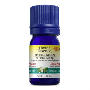 Divine Essence Myrtle Green (Cineoliferum) Organic Essential Oil 5ml