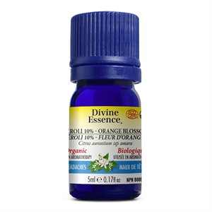 Divine Essence Huile essentielle de néroli bio 5% - Fleur d'oranger 5ml