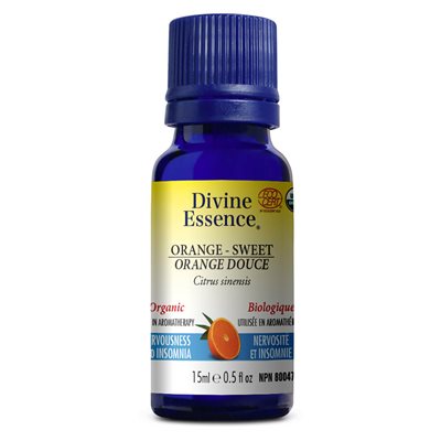 Divine Essence Orange Douce Huile Essentielle Biologique 15ml Divine Essence Orange Douce Huile Essentielle Biologique 15ml