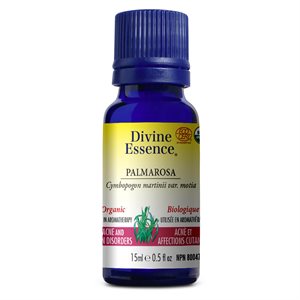 Divine Essence Palmarosa Organicn Essential Oil 15ml