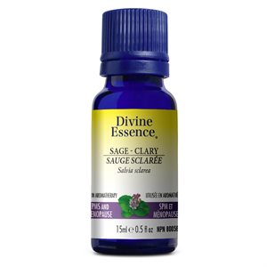 Divine Essence Sauge Sclarée Huile Essentielle 15ml