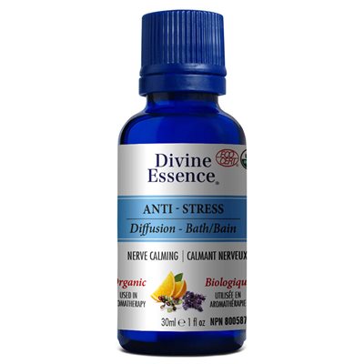 Divine Essence Anti-Stress Synergy Organic Essential Oil 30ml