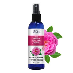 Divine Essence Eau Florale Rose de Damas Biologique 110ml