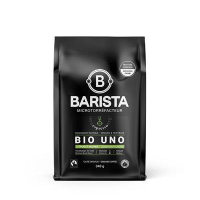 Barista Bio Uno Espresso Veloute Moulu