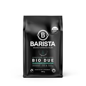 Barista Bio Due Organic espresso Medium body beans 340G