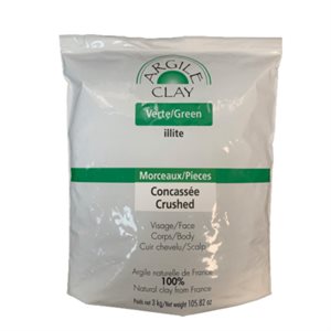 Ocealgue Clay Green Montmorillonite Crushed 3 Kg | Argile Clay