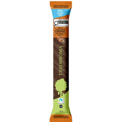 Theobroma Chocolat au Lait 38% Caramel Salé & Quinoa Croquant 31 g