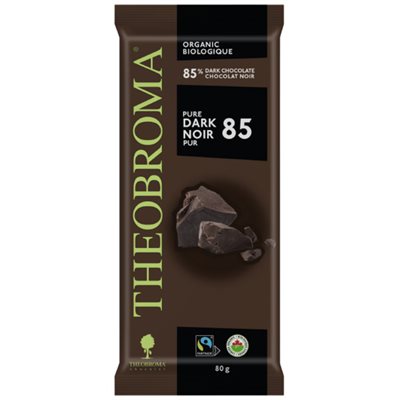 Theobroma Organic 85 % Dark Chocolate 