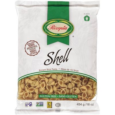 Brown Rice Shells 454g 454G