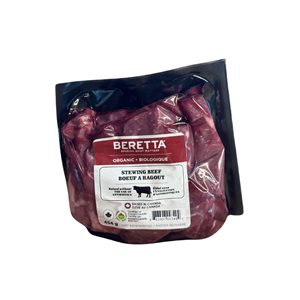Beretta Organic Stewing Beef 454g
