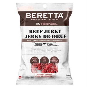 Beretta Jerky de boeuf ail et miel 50g 