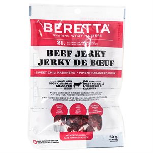 Beretta Sweet chili habanero beef jerky 50g