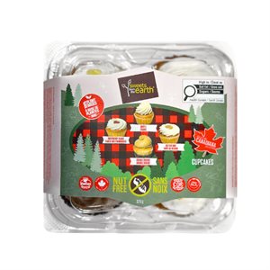 Sweets From The Earth Canadiana Collection Cupcake 4 Pack 320g
